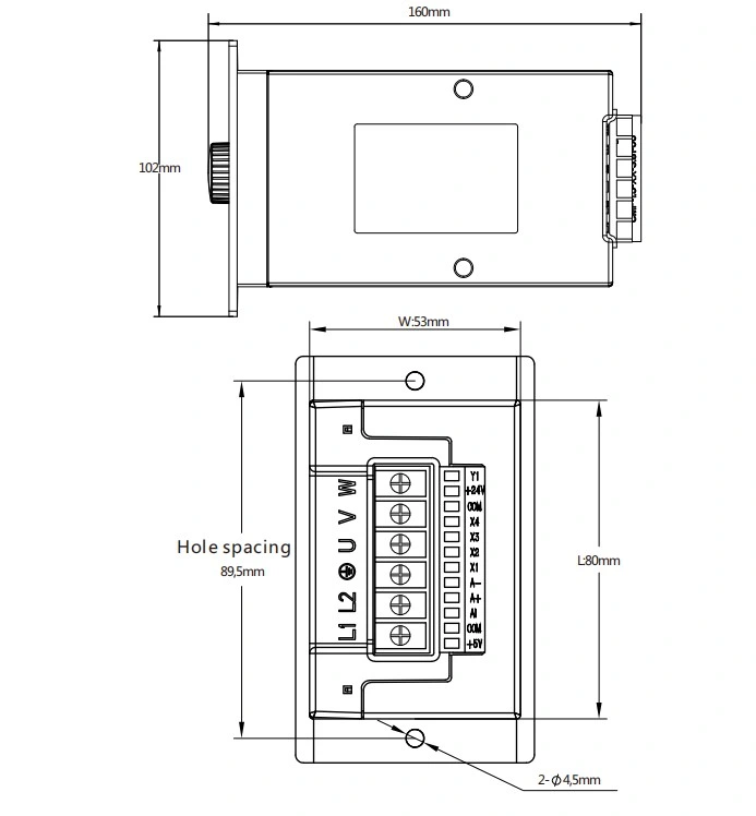 Silinman Us-2 Series 0.2kw, 0.4kw, 0.75kw, 1.1kw Mini Variable Frequency Drive