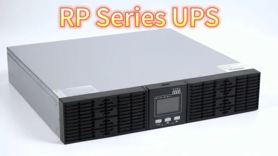 UPS on-line de alta frequência com saída de onda senoidal torre-para-rack